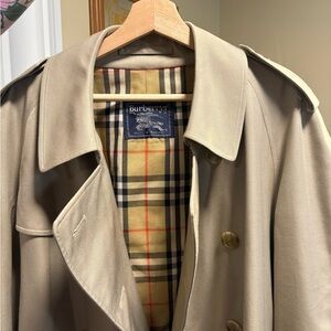 Burberry Beige Trench Coat for Men